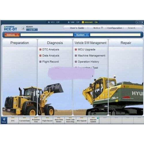 Robex Diagnostic Software (HCE-DT) DIAGNOSTIC 2016 WITH UNLIMITED UPDATE for Hyundai