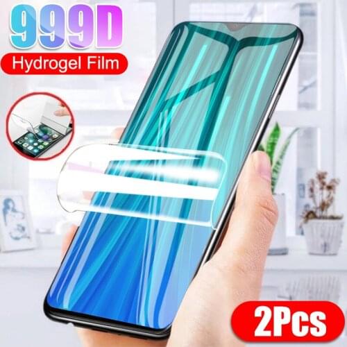 2Pcs Hydrogel Film Soft Screen Protctor For Xiaomi Redmi Note 9 8 7 Pro Max 9S 8T Protective Film On Redmi 9A 8A 7A Not Glass