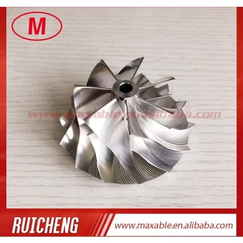 GT28 49.70/67.40mm 7+7 Blades high performance turbo billet/aluminum 2618/milling compressor wheel for 446179-0094/816366-0001