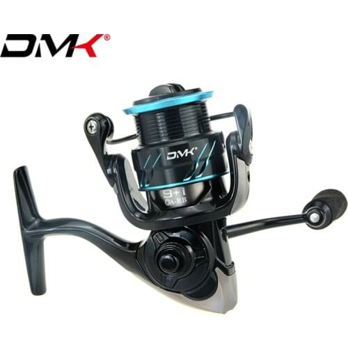 DMK BLUE MOON 1000-1500 Size Spinning Fishing Reel 5.2:1 10BB CNC Aluminum Spool Molinete Para Pesca Graphite Body Spinning Reel