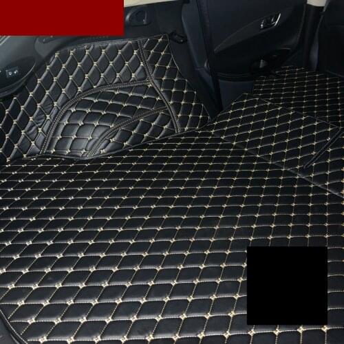 Leather Car Trunk Mat Cargo Liner for Infiniti Qx50 2014 2015 Rug Carpet Interior Accessories