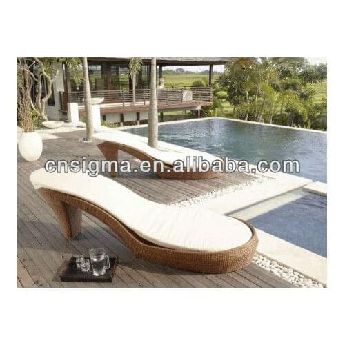 2014 Fashion Design New Heels Patio Daybed Furniture Chaise Lounge