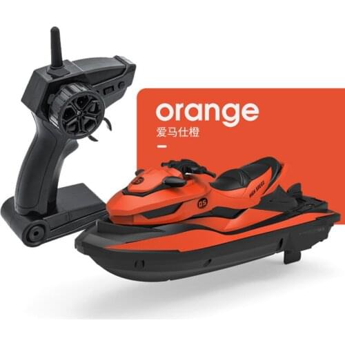 Mini RC Boat 2.4G Remote Control Distance Water Splashing Electric Motor Boat 50 Meters Remote Control Boat Toy for 5 year old