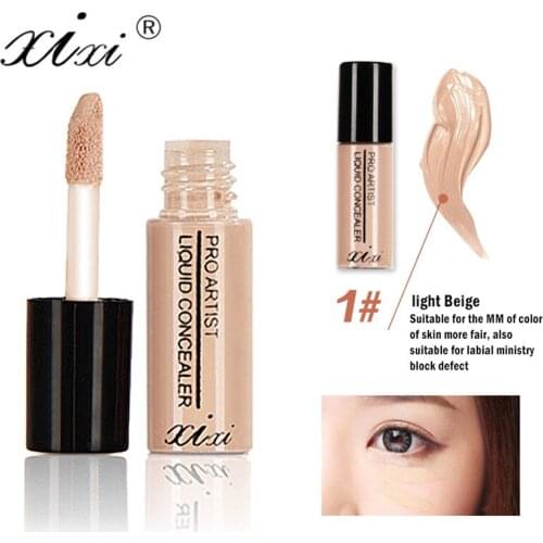 Pro Makeup Concealer Liquid Cover Dark Circles Freckles Acne Cream Base Foundation Artist Liquid Cosmetic Concealer T1236