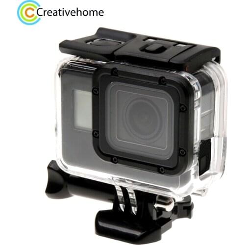 PULUZ For gopro hero 6 housing Skeleton Housing Protective Case Hollow Back Cover with Buckle Basic Mount For Gopro Hero 5 case