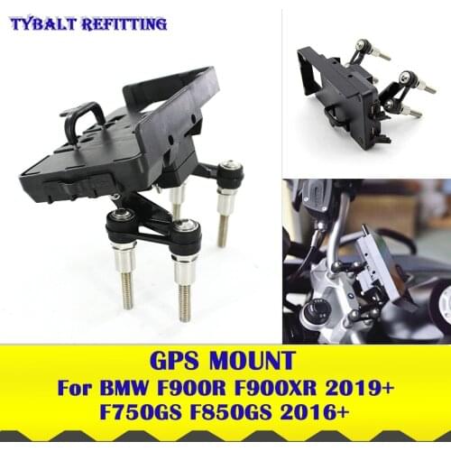 Handlebar Mobile Phone Navigation Bracket USB Phone Charging FOR BMW F900R F900XR F 900 R F 900 XR F900 R F900 XR 12mm