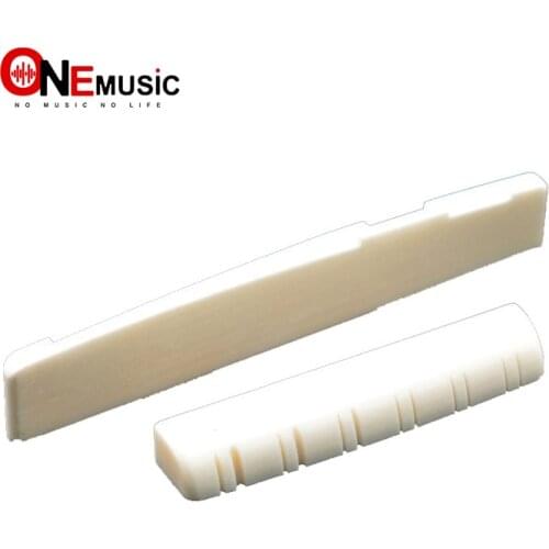 12 Strings Acoustic Guitar Bone Bridge Saddle Nut for Folk guitar 49mm / 76mm Guitarra Replacement Parts