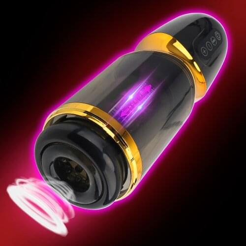 Sex Toys for Men Male Masturbator Real Pussy Masturbation Cup Sex Sound Powerful Sex Machine Automatic Telescopic Rotation