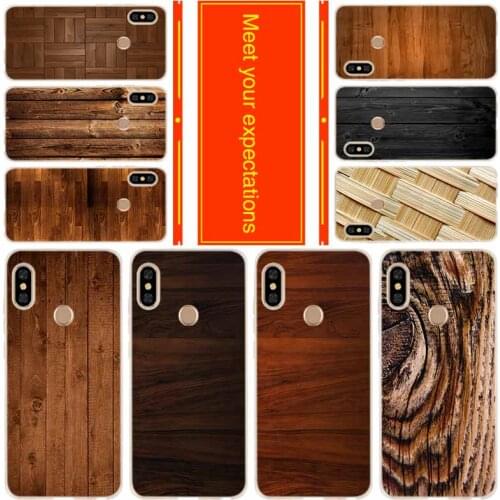 Silicone Case For Xiaomi Redmi Note 10 9 8 7 6 5 Pro Max 10s 9s 9T 8t 4G 5G Cover Wood grain