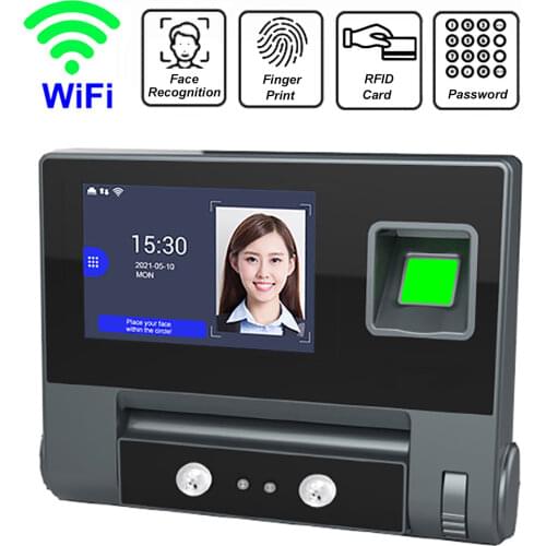 Face Time Attendance & Access control Empolyee Time Record System Tcp/ip Face and Fingerprint Time Clock