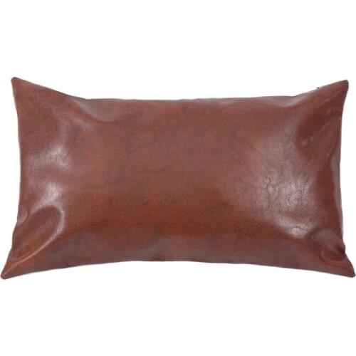 Light Luxury PU Cushion Cover Sofa Cushion Covers Leather Pillowcase 30x50 cm Home Decorative Pillow Cove