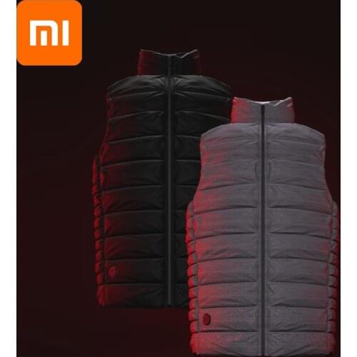 Youpin Men and women winter graphene intelligent temperature control fever goose down vest 4 file temperature control is hot
