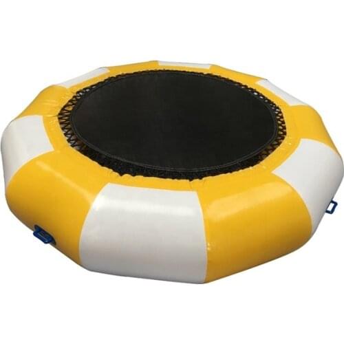 Water Trampoline Serie Splash Gevoerde Water Uitsmijter Opblaasbare Jump Water Trampoline Bounce Swim Platform voor Sport