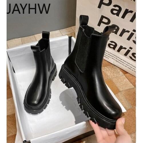 Womens Boots Autumn and Winter Chelsea Boots Womens Thick-soled Ankle Boots Womens Fur Short Plush Shoes Luxury Designer