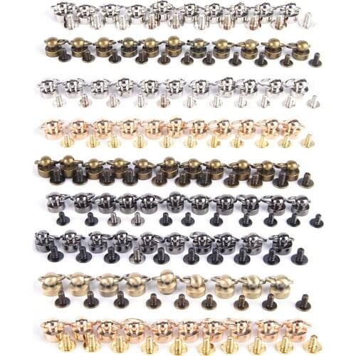 10pcs/lot Luggage Bag Buckle Tongs Snap Hook Ring With Screws For DIY Bag Parts Accessories 5Colors 2Sizes