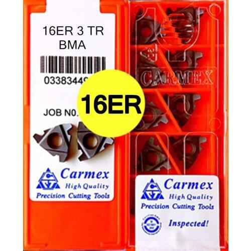 16ER 3TR BMA 10pcs 50pcs 100pcs Carmex carbide insert Processing: stainless steel alloy steel, etc