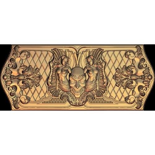 Girls and devil 3D Relief Model in STL format CNC Router Carving Engraving Artcam aspire M92