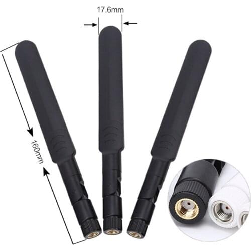 8dBi 2.4GHz 5GHz 5.8GHz Dual Band Wireless WiFi Router Antenna Ship slurry flat antenna omnidirectional high gain SMA inner hole