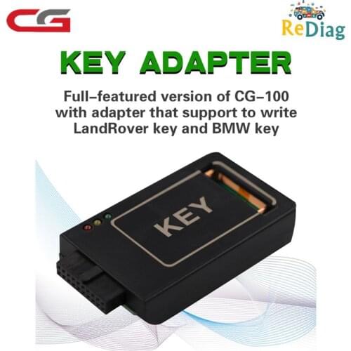 Key Adapter for CG100 PROG III Auto Airbag Reset/Restore Tool support to write For LandRover Key and For BMW Key free shipping