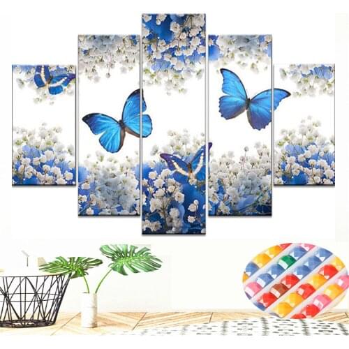5D Full Drill Diamond Painting Butterfly Multi-picture DIY Diamond embroidery Home Decorations