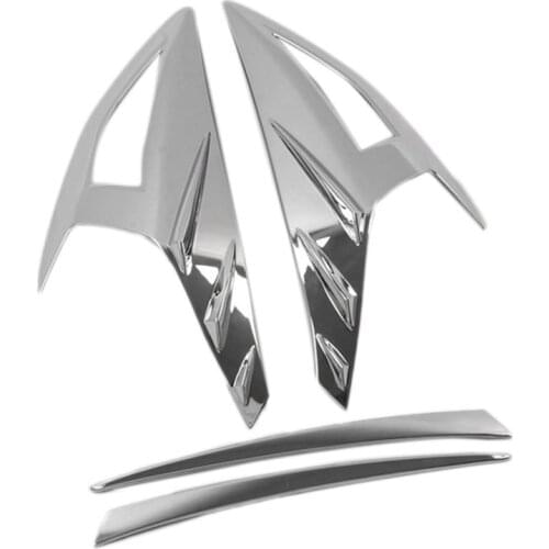 Car Chrome Side Rear Tail Light Lamp Cover Trim for Hyundai Elantra 2019