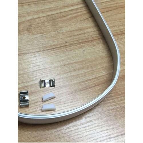 Free Shipping Customized strip bar light Super brightness DC12V/24V SMD2835 120led/m 6500K rigid led strip with aluminium