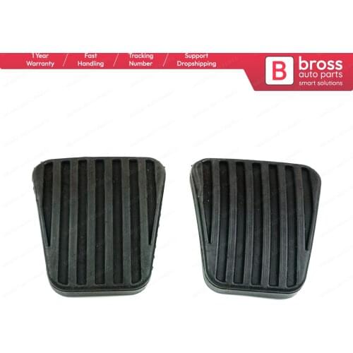 BSP518 2 Pieces Clutch Brake Pedal Rubber:560808 for Opel Vauxhall Corsa Vectra A B Kadett Tigra Astra F, Ascona, Calibra, Combo