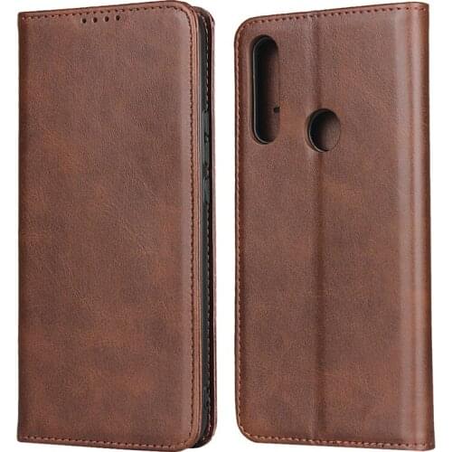 Calf Grain Strong Magnetic PU Leather Case For Huawei P Smart Z Flip Stand Wallet Cover Card Pockets cases
