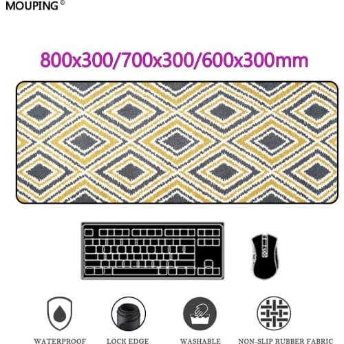 Mouse Pad Persian Carpet Small Gaming Accessories Square Mousepad Gamer Keyboard Desk Pad Rug Mat Rubber Table Pads DropShipping