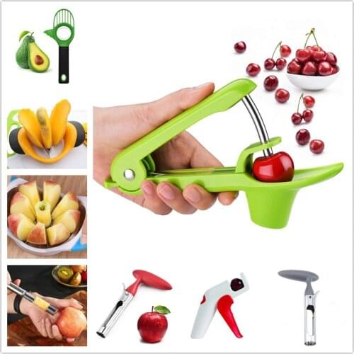 8Inch Cherry Fruit Kitchen Pitter Remover Olive Core Corer Remove Pit Tool Seed Gadget Stoner