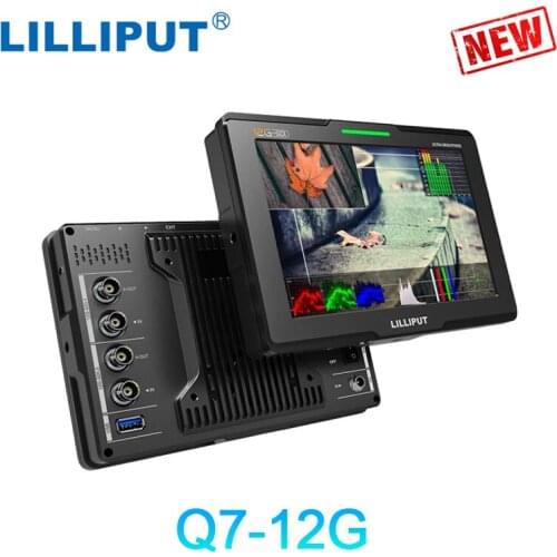 LILLIPUT Q7-12G 7 Inch IPS FHD 1920x1200 Camera Outdoor Monitor with 3G 12G-SDI Cross Conversion for DSLR Heavy Vehicles
