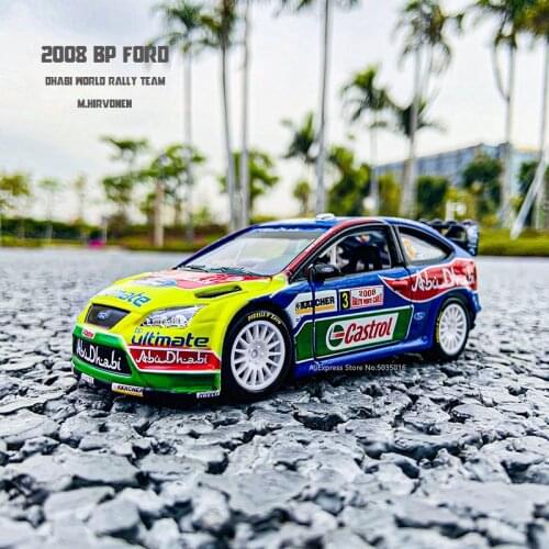 Bburago 1:32 WRC rally car model Ford Fiesta Fiesta Citroen Ogier Alloy car Model Collecting gifts