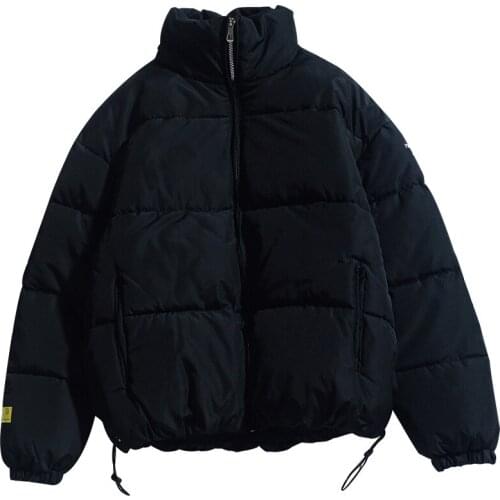 Fashion Trend Casual Male Large Size Parka Coat Winter New Men Solid Color Parkas Jacket Stand Collar Warm Thick Zipper Jacket