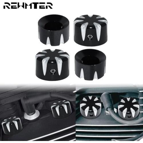 Motorcycle Black Spark Plug Head Bolt Cap Cover Plug For Harley Sportster 1200 883 XL Twin Cam Touring Street Glide 1999-2019