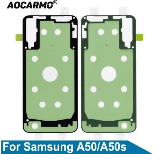 Aocarmo For Samsung Galaxy A50 Back Cover Adhesive Rear Housing Back Door Sticker