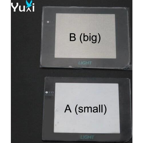 YuXi Plastic Lens for GBL Screen Lens for Gameboy Light Lens Protector W/ Adhensive. Two sizes