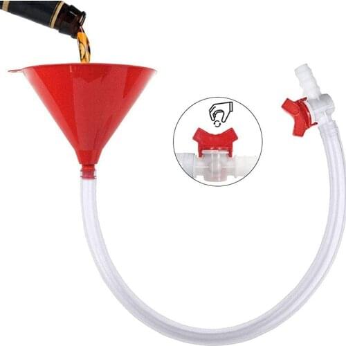 Plastic Filling Funnel Beer Funnel Wine Liquid Pipe Festivals Hose Plastic Tool Bar Drinking for Birthday Tube Party Beer V B9I1
