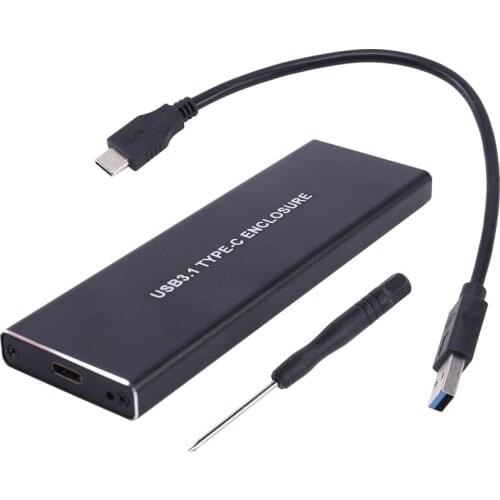 SRAPC089 Hard Disk Box, M.2/Ngff to Usb3.1 Type-C Adapter Box, Ngff Ssd to Usb3.1 Mobile Hard Disk Box