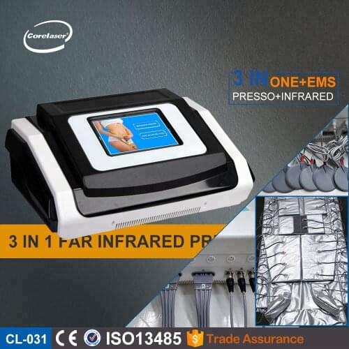 Slim Sauna Suit Air Pressure Leg MASSAGER/Lymphatic Drainage Air Pressotherapy/Pressotherapy Far Infrared Body Suit With Blanket