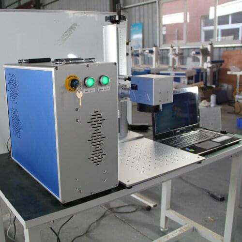 High End 30W Fiber Laser Engraver Machine With Marking Rotary Parts CNC Marking Cutting Metal For Stainless Steel Gold Silver