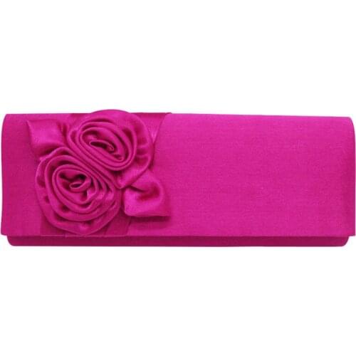 2021 hOT Womens Handbag Ladies Satin Floral Pattern Wedding Party Prom Evening Clutch Bag