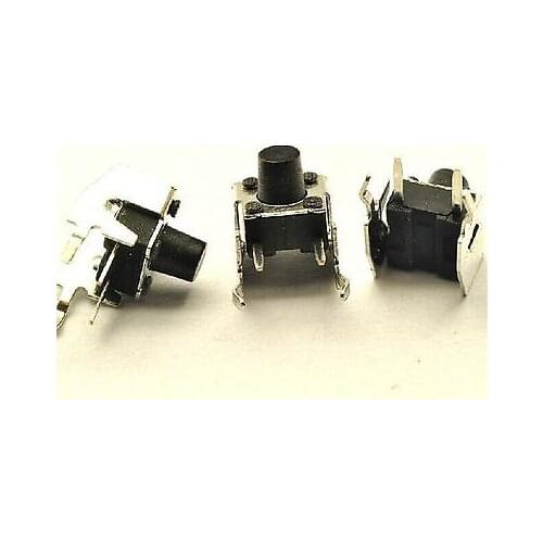 100 pcs 6 x 6 x 7mm PCB Momentary Tactile Tact Push Button Switch 2 Pin DIP