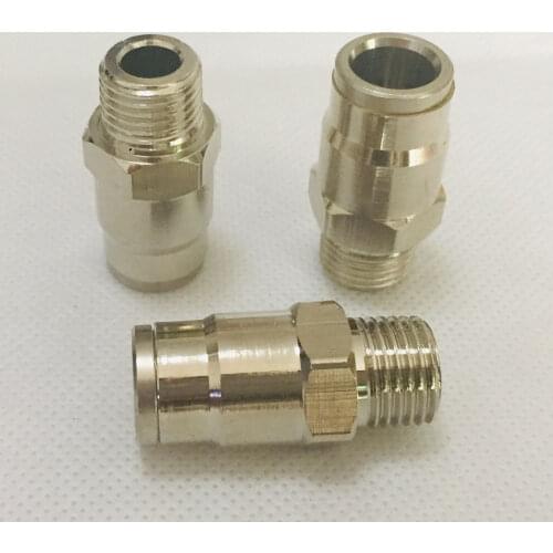 9.52mm water inlet connector, mist cooling system pipe connector, brass quick connector connector