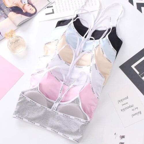 Famli Bra for Girls CottonTraining Bra Teens Underwear for Teenagers Girls Lingerie Teenage Girl Underwear Bras