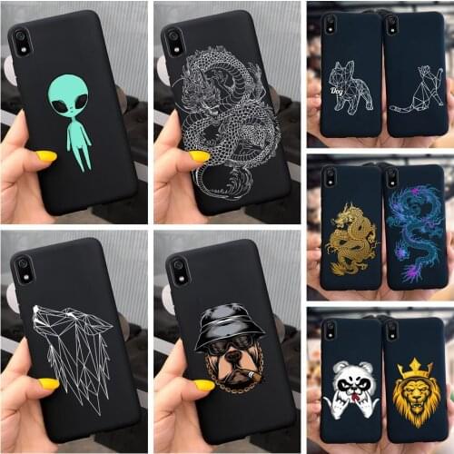 For Xiaomi Redmi Note 7 Case Redmi 7A Black Silicone Soft Back Case Redmi 7 7A Phone Cover For Xiaomi Redmi7A 7 A Note7 Pro Capa