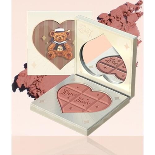 Flower Know Blush Teddy Bear Vigorous Girl White Temperament Rouge Peach Pink Portable Filbert Cocoa Bouquet