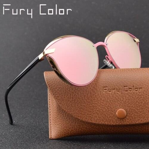 Женские солнцезащитные  круглые очки FURY COLOR China At AliExpress