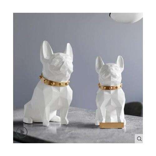 BEAUTIFUL DOG CRAFTS, OFFICE FURNISHINGS, CREATIVE ANIMAL MODEL ORNAMENTS, BIRTHDAY PRESENTS