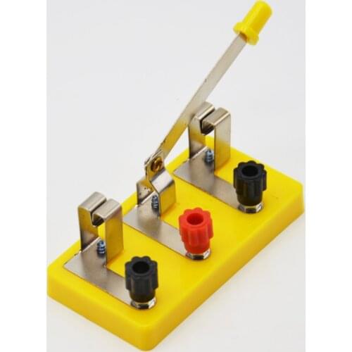 Physical Electricity Laboratory Equipment Single-pole Double Throw Switch Electrical Circuit Physical Experiment Teaching Aids