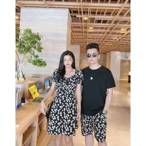 2020 Summer Matching Family Outfits Mom and Daughter Dress Fashion Floral Print Short Sleeve Baby Romper Baby Kids Dresses New